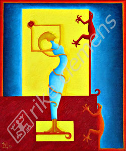 allusion 1, oil on canvas 2003 (25.4x30.5cm)