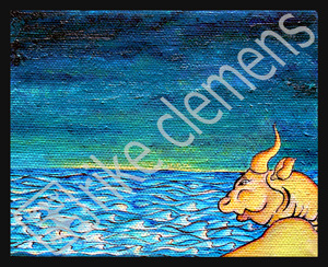 memories, oil on canvas 2004 (12,5x10cm) framed