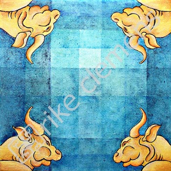 corners, oil on canvas 2004  (15x15cm)