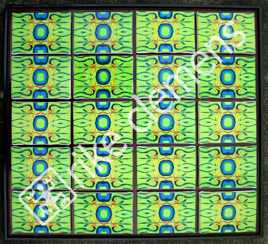 encore 2, 20 prints & 1 oil on canvas 2004 (72x78cm) framed