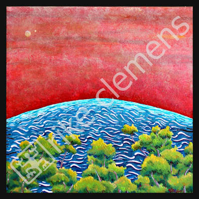 untitled, oil on canvas 2004-5 (25x25cm) framed