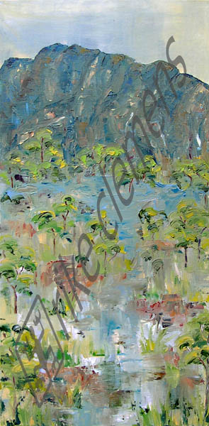 the interior 2, oil on canvas 2005 (30x60cm)