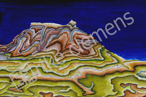 impressions NT 3, oil on canvas 2007 (15x10cm)