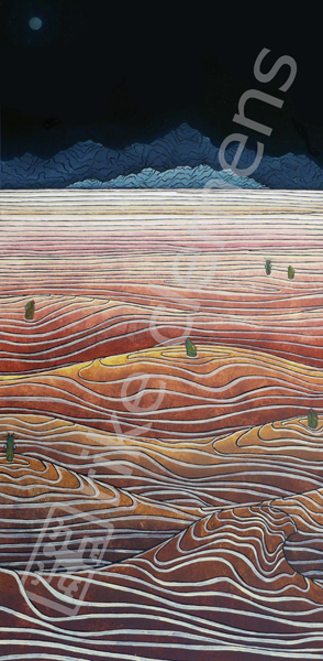 greatest straightness is like a curve, oil on canvas (30x60cm)