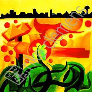 untitled, oil on canvas 1995  Hanover