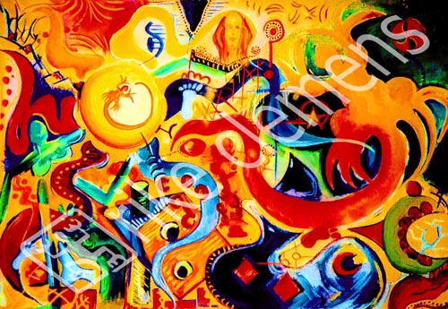 untitled, mixed medium on canvas 1996 Melbourne