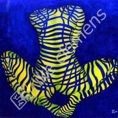 1999  MELBOURNE, Oil on canvas (76x76)