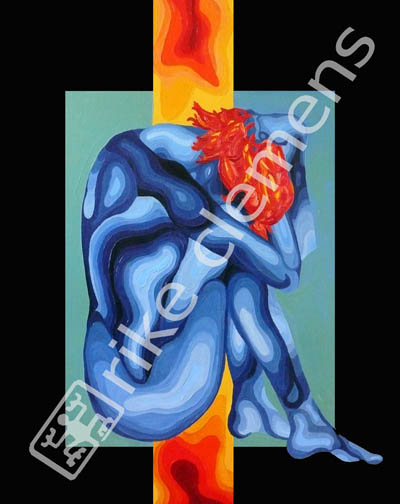 golden rule, oil on canvas 1999 (85x110)