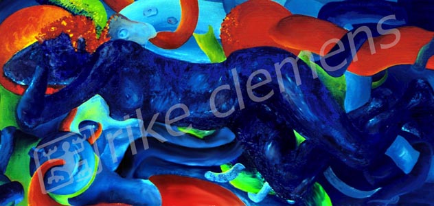 2000  HANOVER, oil on canvas  (200x90)