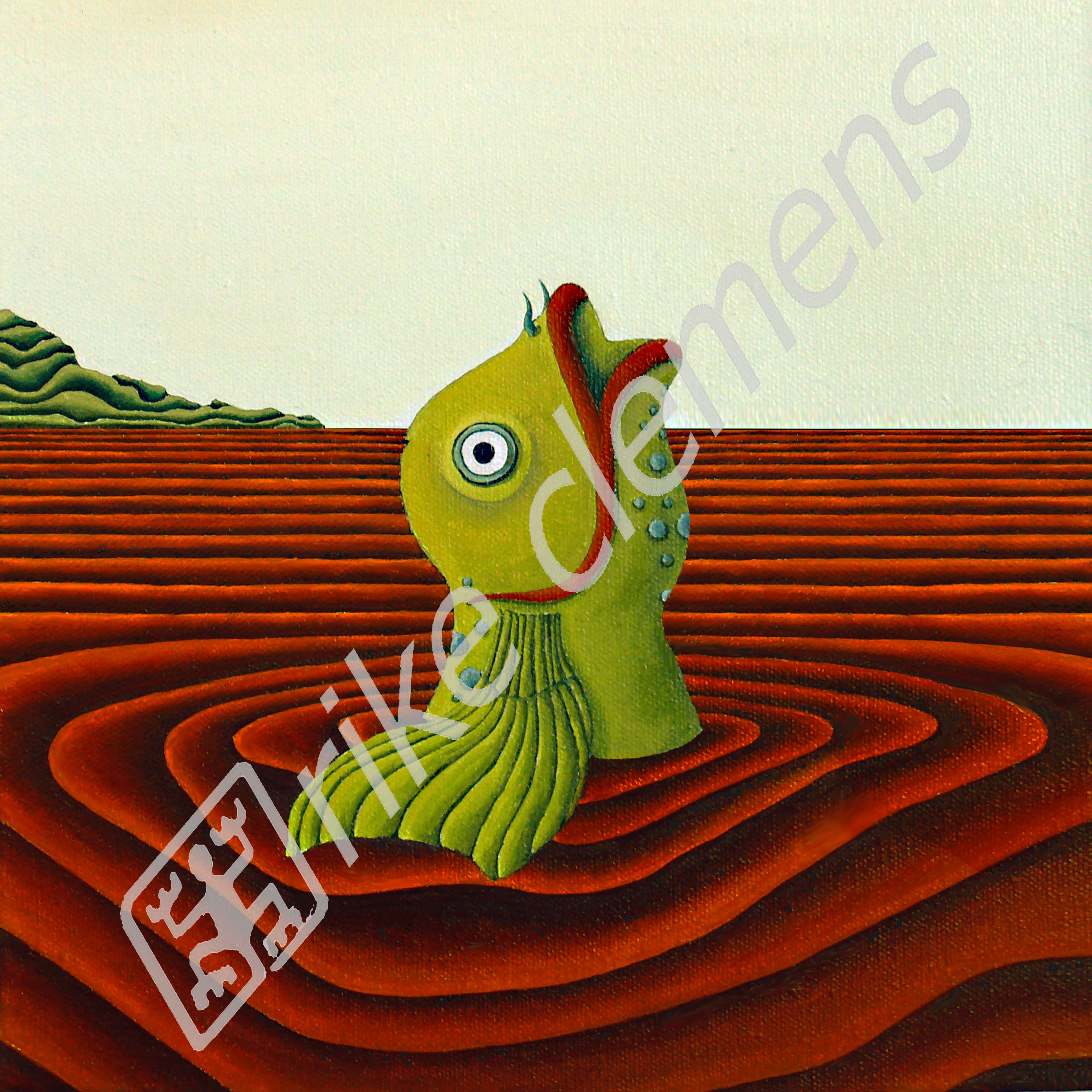 2008  desire Melbourne , oil on canvas (25x25)