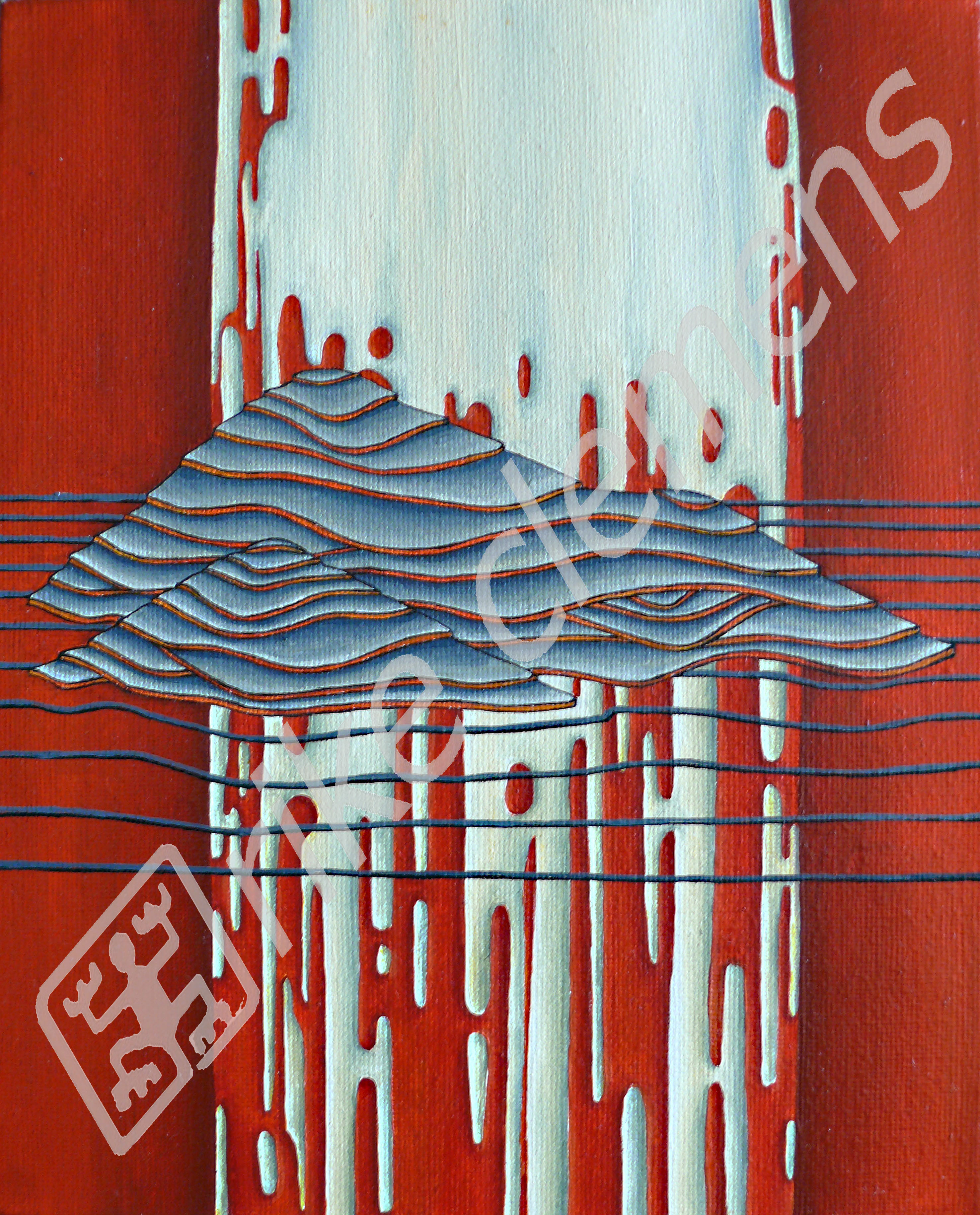 stream I, oil on canvas 2009 (20x25)