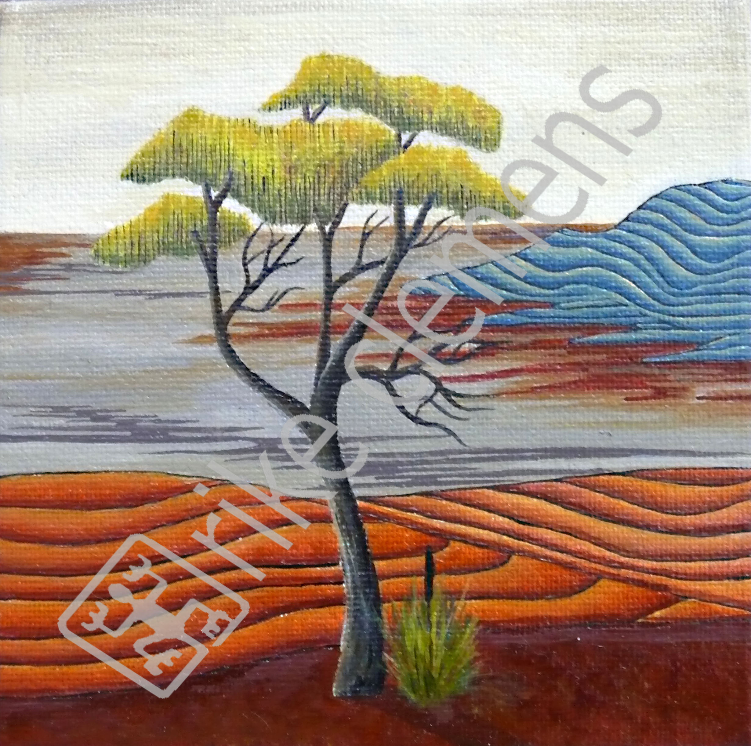 journey III, oil on canvas 2009  (12.5x12.5)