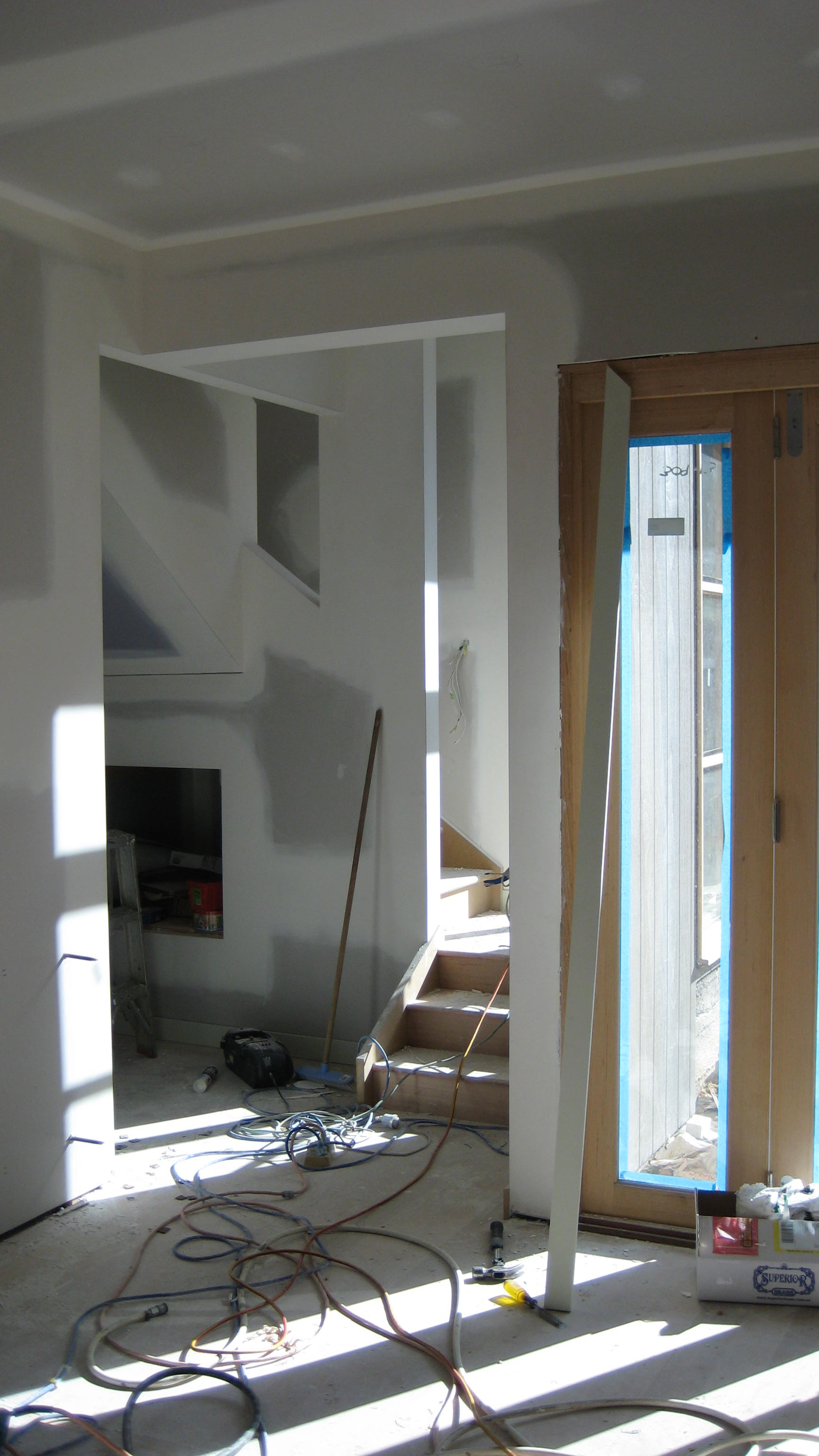 architecture project_extension_Fitzroy_view to stairs