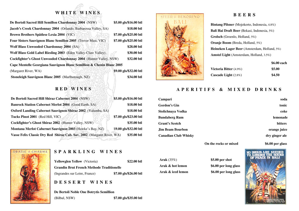 drinks menu_Warung Agus_ Westmelbourne